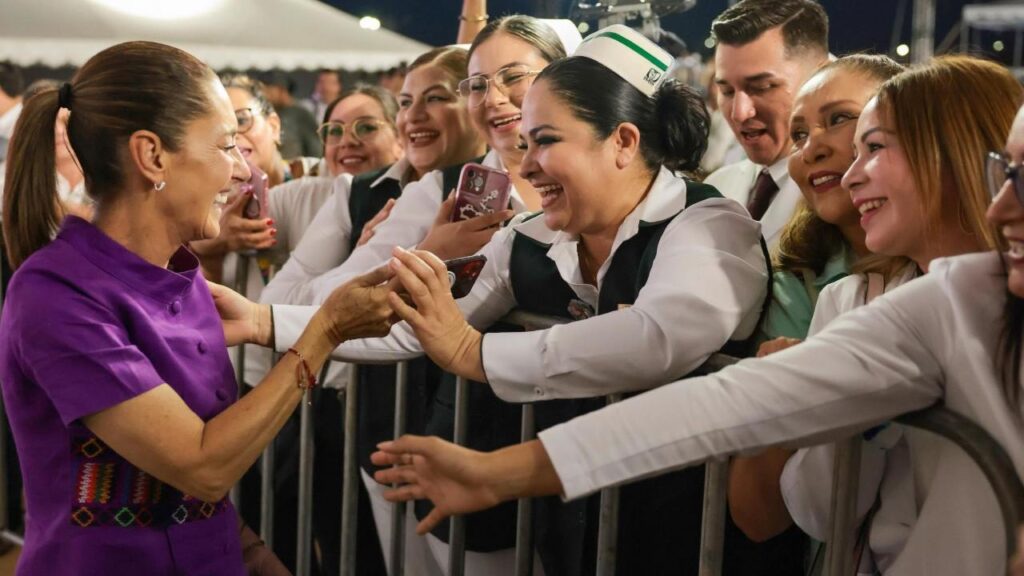 Claudia Sheinbaum estuvo en Baja California Sur, para dar banderazo de la construcción del Hospital Regional del IMSS en Los Cabos.