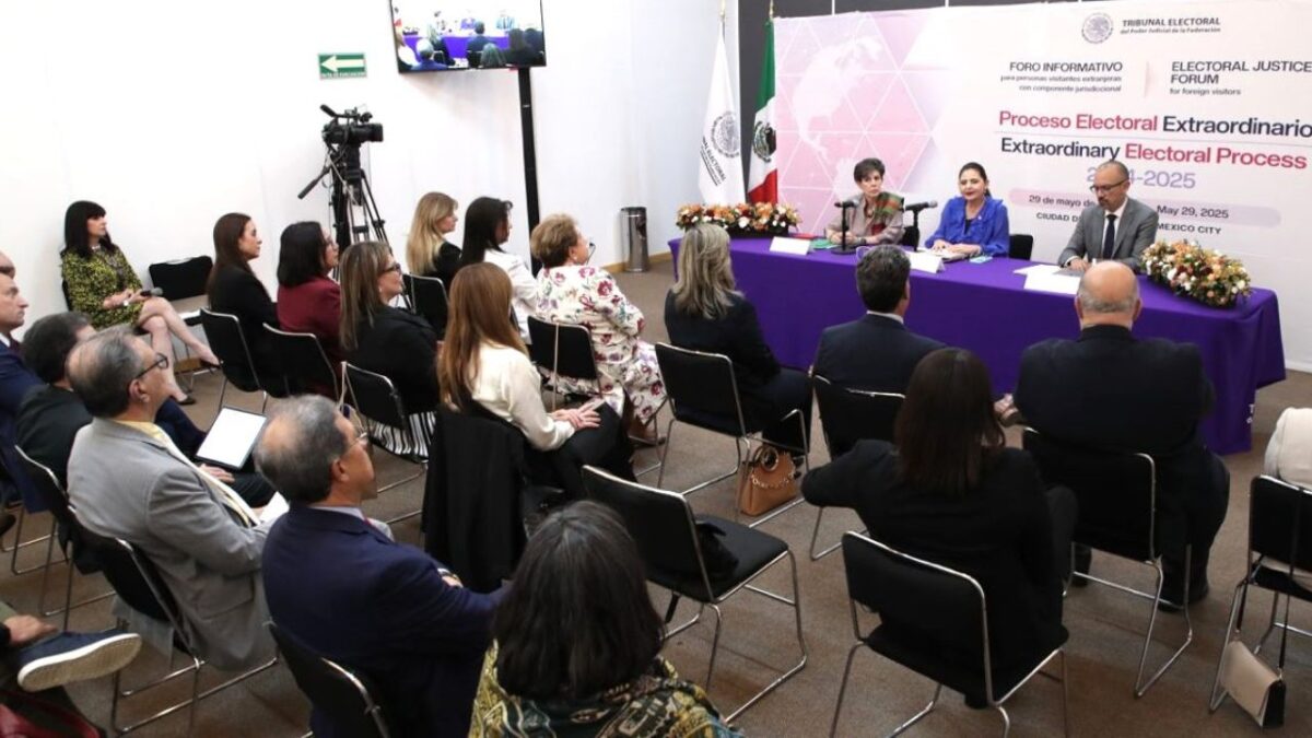Mónica Soto Fregoso, magistrada presidenta del Tribunal Electoral del Poder Judicial de la Federación (TEPJF).