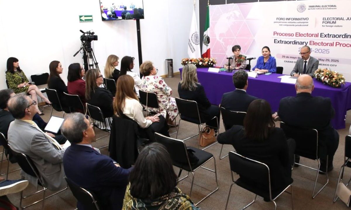 Mónica Soto Fregoso, magistrada presidenta del Tribunal Electoral del Poder Judicial de la Federación (TEPJF).