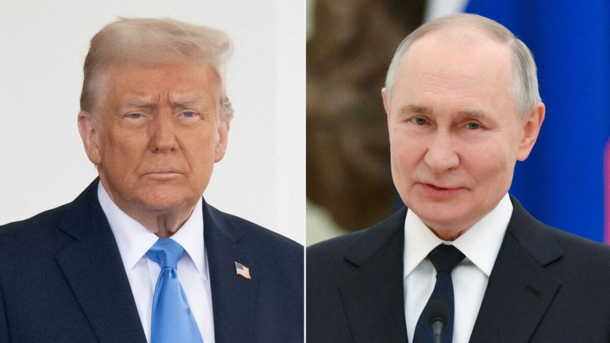 Presidente E.U. Donald Trump, sostuvo una extensa conversación telefónica con su homólogo ruso, Vladimir Putin
