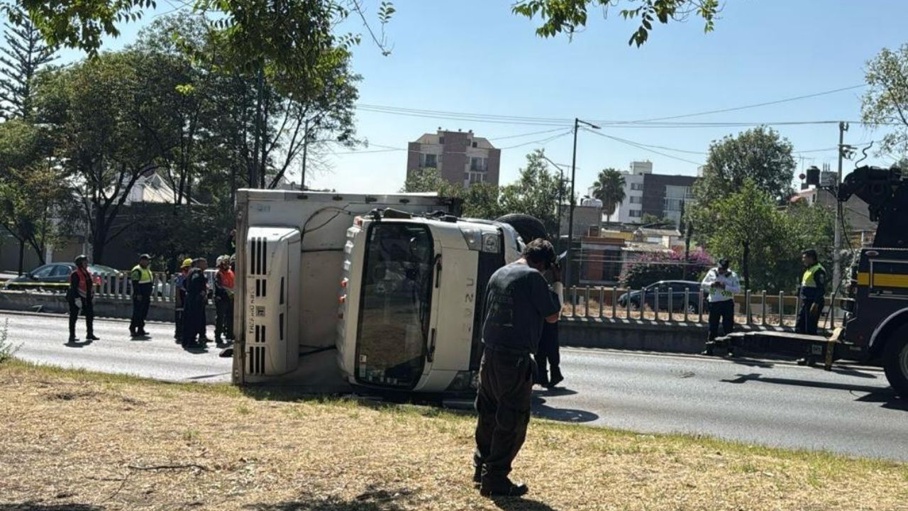 volcadura en Tlalpan