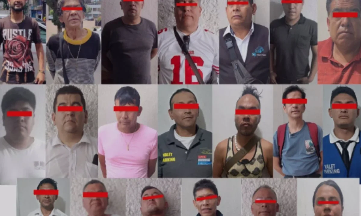 Caen 20 franeleros en la alcaldía Cuauhtémoc de la CDMX