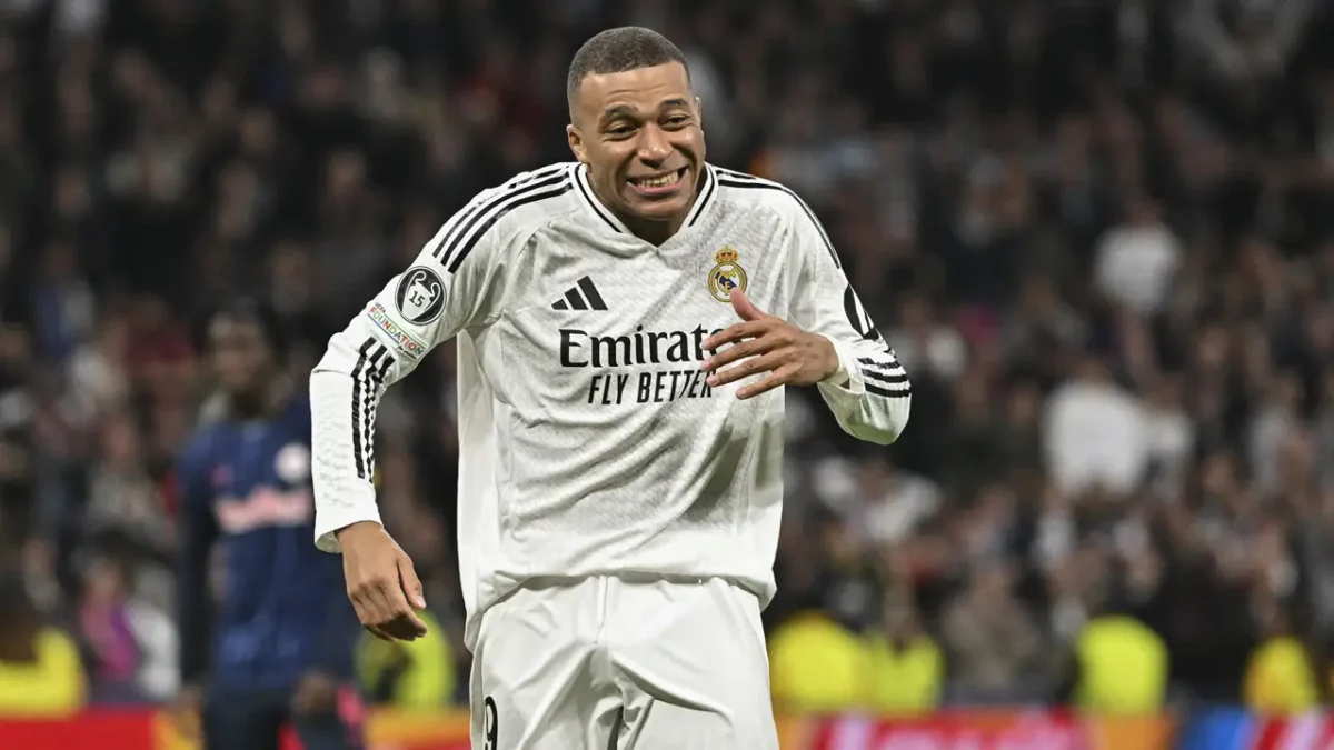 El delantero francés del Real Madrid, Kylian Mbappé