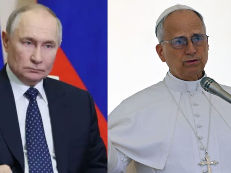 Putin habla con el Papa León XIV, dialogan sobre la guerra en Ucrania
