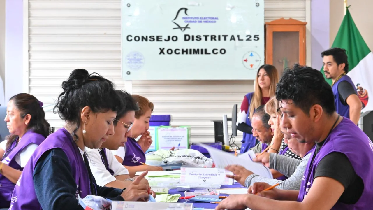 Desde el pasado 2 de junio el IECM inició el cómputo de los votos de la Elección del Poder Judicial Local.