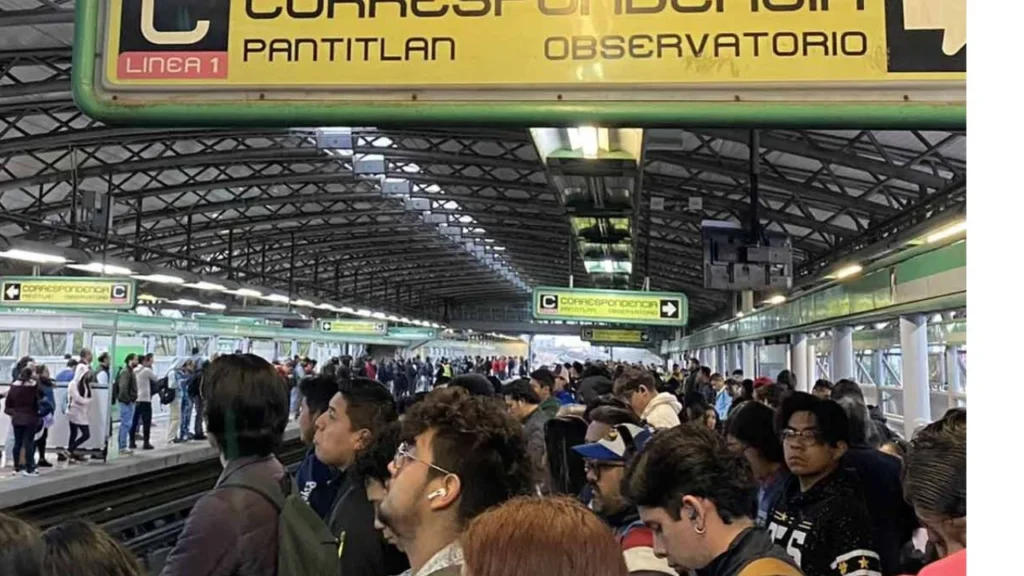 Toma precauciones tras marcha de seguridad del Metro por lluvias