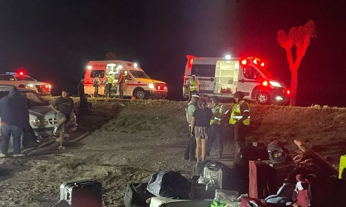 La noche de este 7 de junio un accidente en la Carretera Federal 57 en Matehuala, San Luis Potosí dejó un saldo de dos muertos.