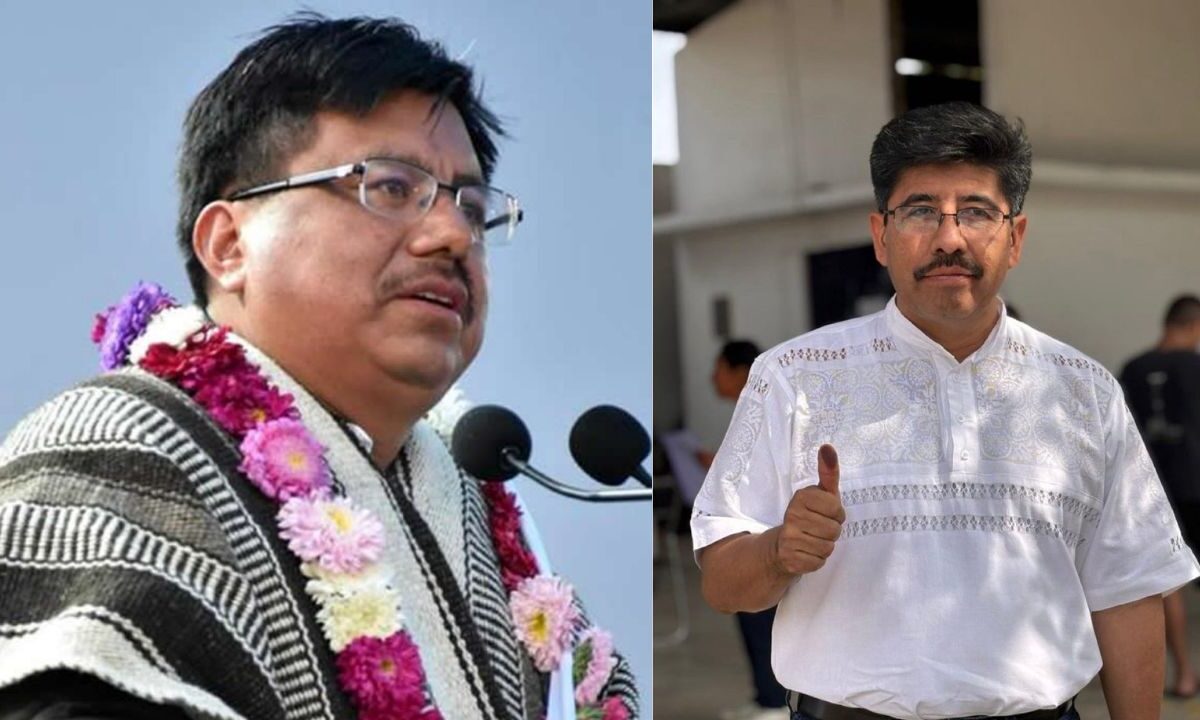 Adelfo Regino felicita a Hugo Aguilar