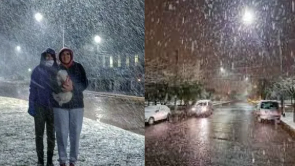 Nevada en Buenos Aires sorprende a los locales tras olas de frío extremo