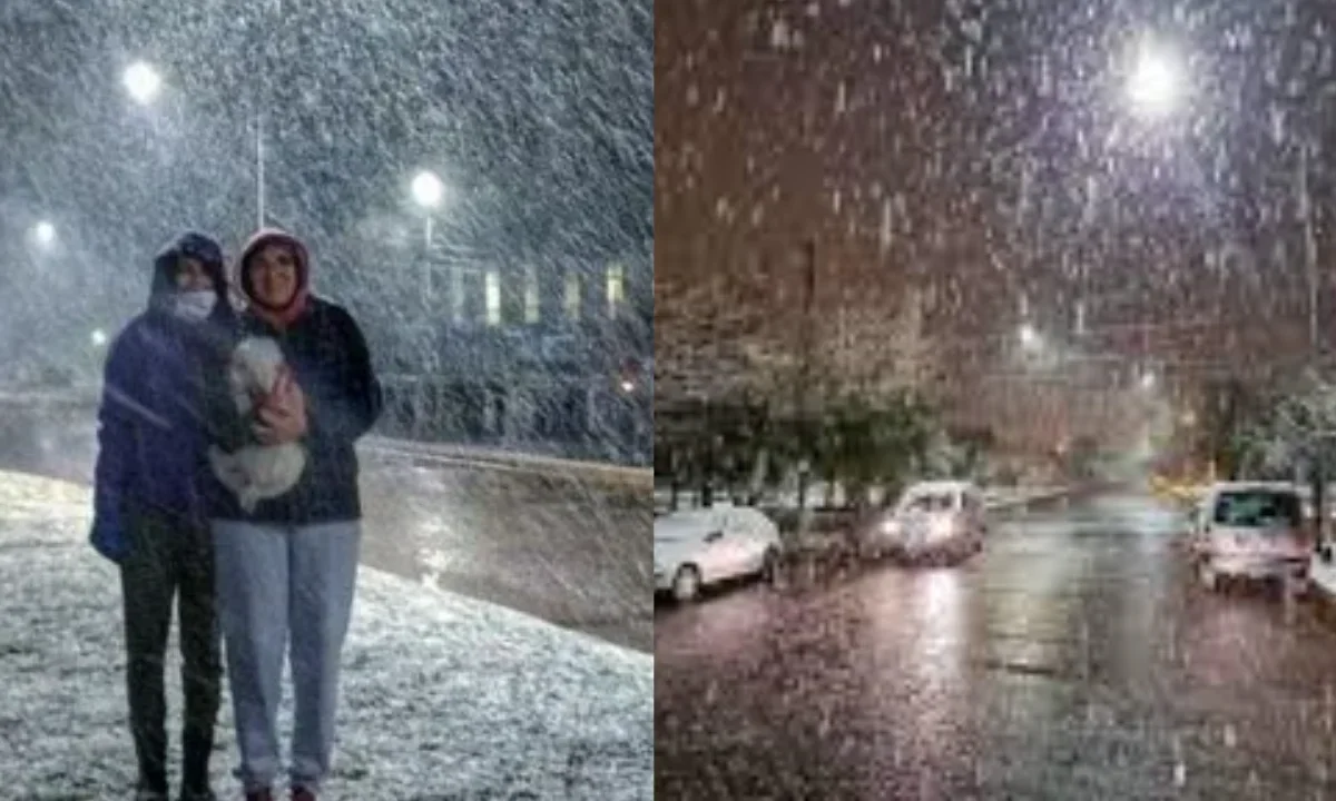 Nevada en Buenos Aires sorprende a los locales tras olas de frío extremo