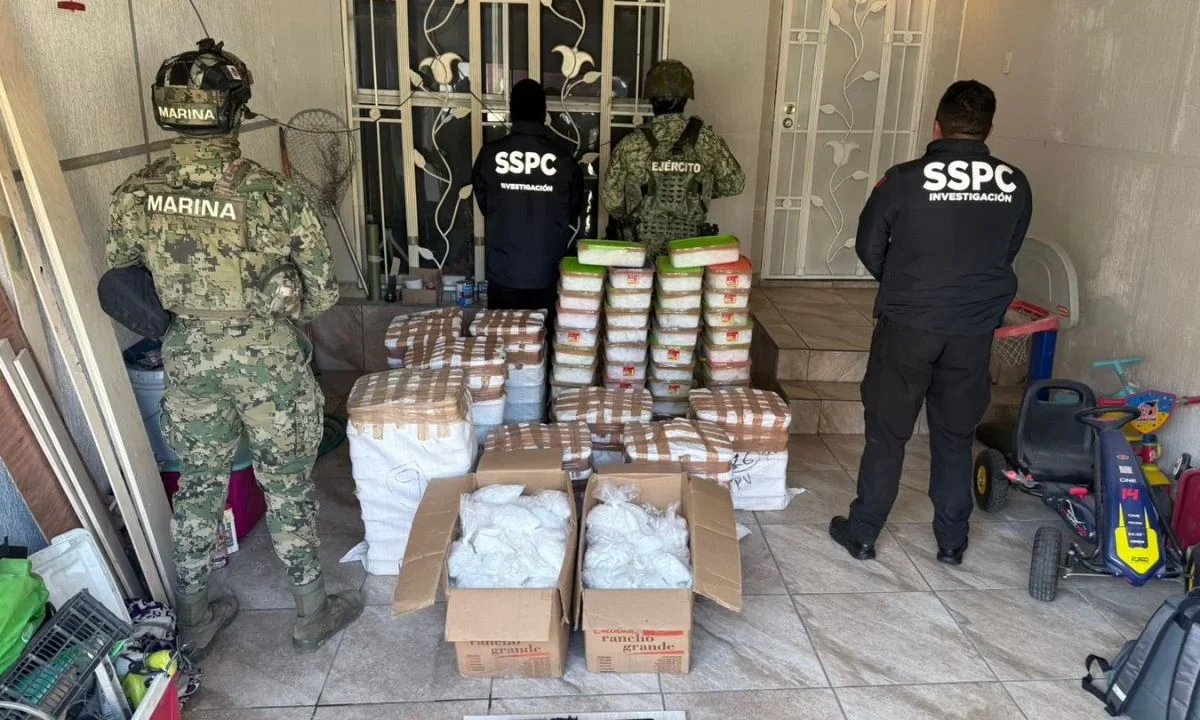 Aseguran 420 kilos de metanfetamina en Tijuana