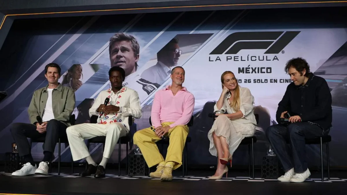 Brad Pitt está en México para promocionar F1: La película