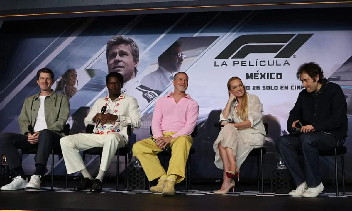 Brad Pitt está en México para promocionar F1: La película