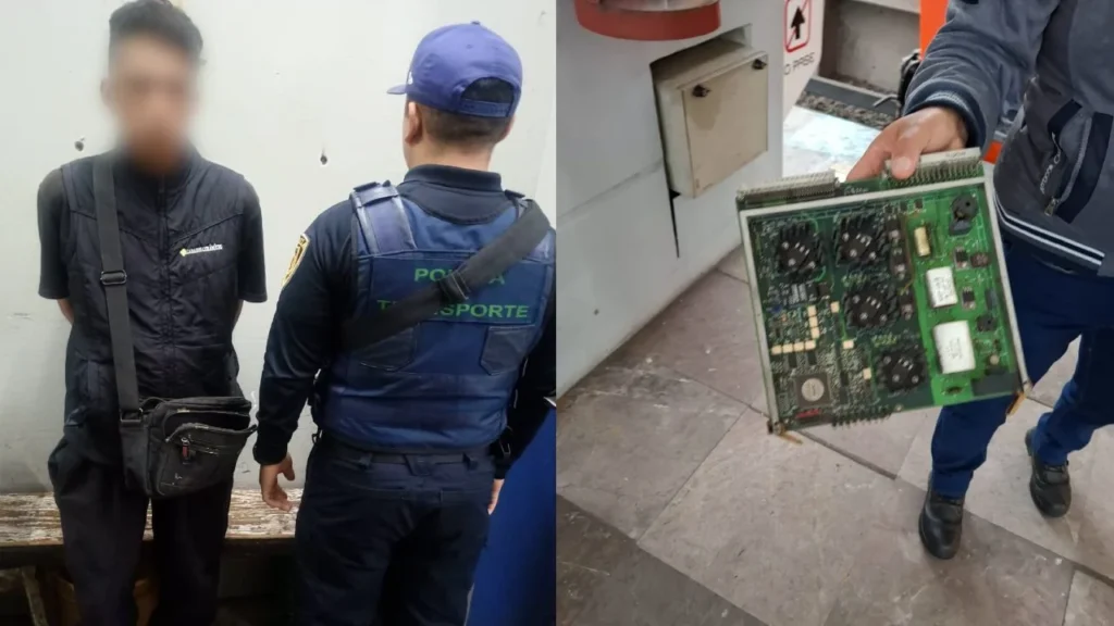 Cae sujeto por robo de tarjetas electrónicas del Metro. Noticias en tiempo real
