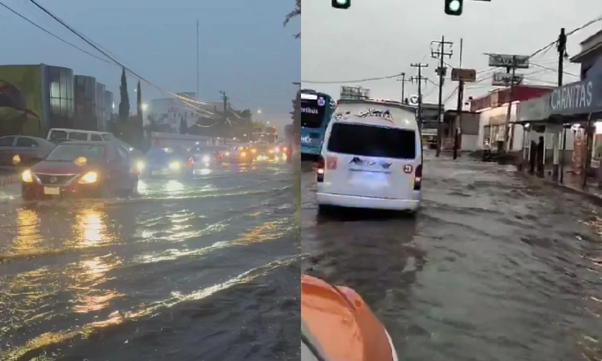 Coacalco, Ecatepec, Los Reyes la Paz, Neza y Chimalhuacán colapsan por tormenta.