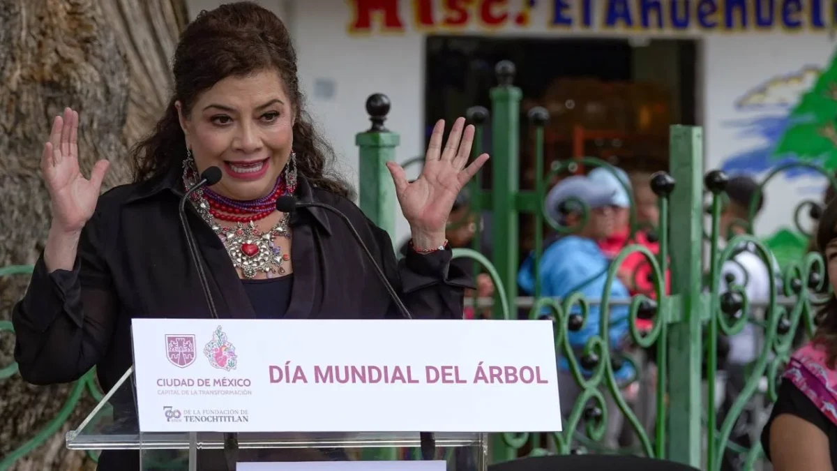 La Jefa de gobierno de la capital, Clara Brugada, propuso nominar árboles para ser considerados patrimonio de la CDMX.