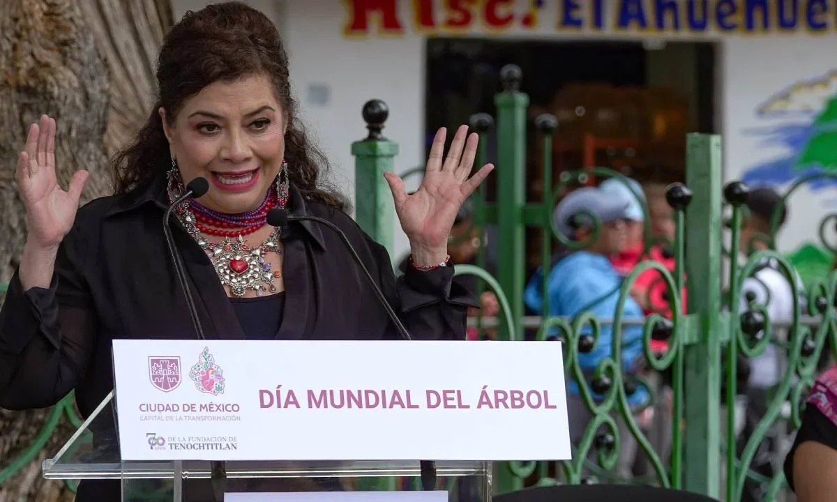 La Jefa de gobierno de la capital, Clara Brugada, propuso nominar árboles para ser considerados patrimonio de la CDMX.