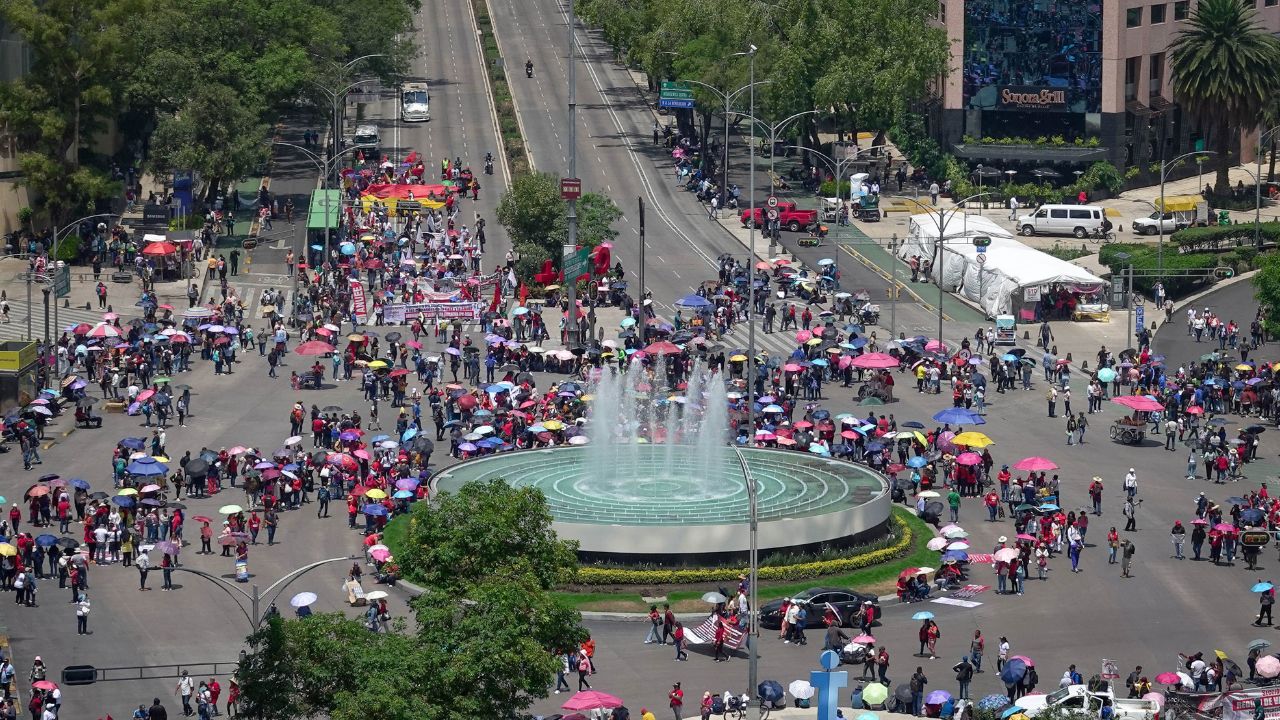 manifestaciones de la CNTE