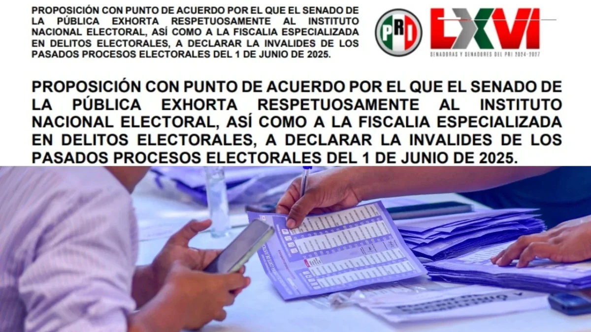 Con base en el reporte preliminar de la OEA, la bancada del PRI en la Comisión Permanente busca que el INE y el Tribunal Electoral declaren “la invalides” de la elección judicial.
