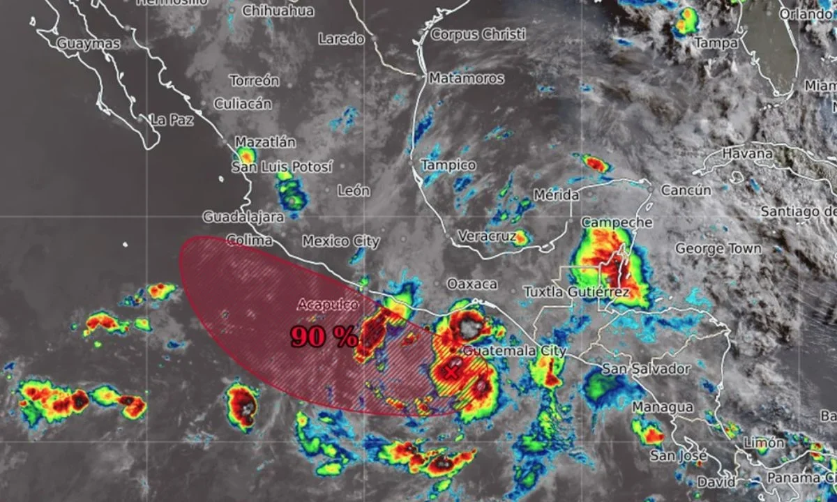 Conagua vigila posible formación de nueva tormenta tropical en Oaxaca