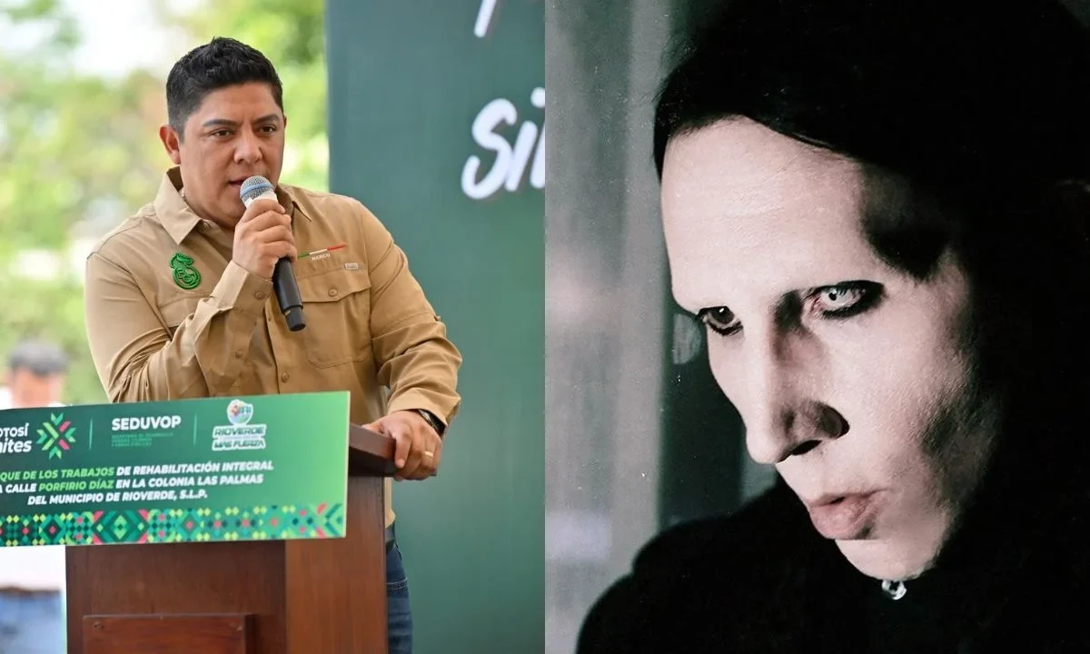 Firme, concierto de Marilyn Manson, dice gobernador Ricardo Gallardo a solicitud del clero de que se cancele.