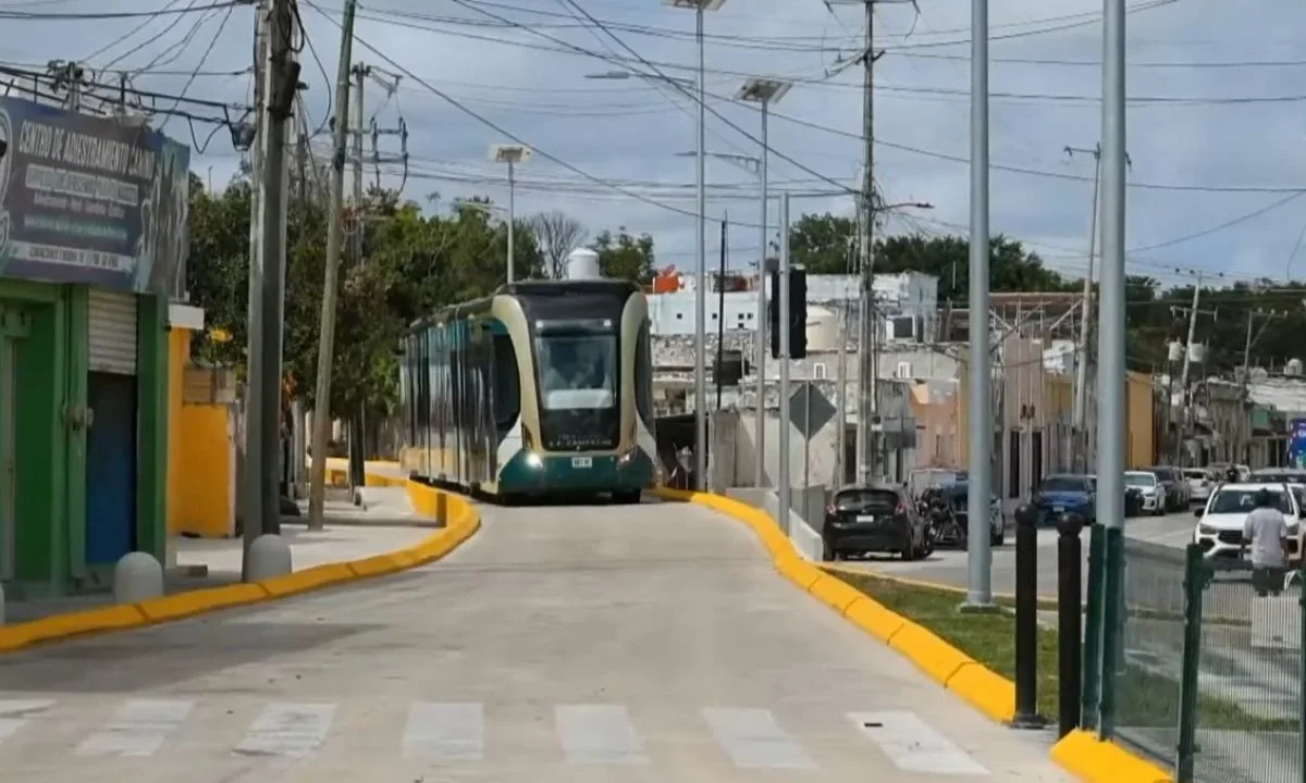 Concluye obra civil del tren ligero en Campeche