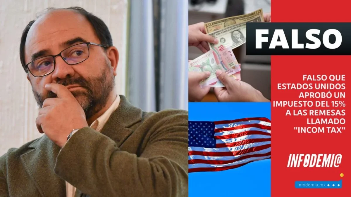 Emilio Álvarez Icaza informó que Estados Unidos cobraba ya un supuesto impuesto a las remesas de 15%, pero fue desmentido.