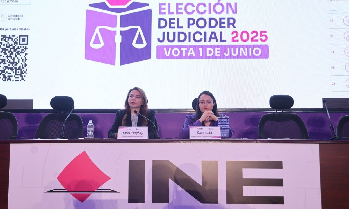 La consejera Carla Humphrey manifestó que el Instituto Nacional Electoral (INE) cumplió con su tarea con creces de organizar la elección judicial, con menos presupuesto y en tiempo récord.