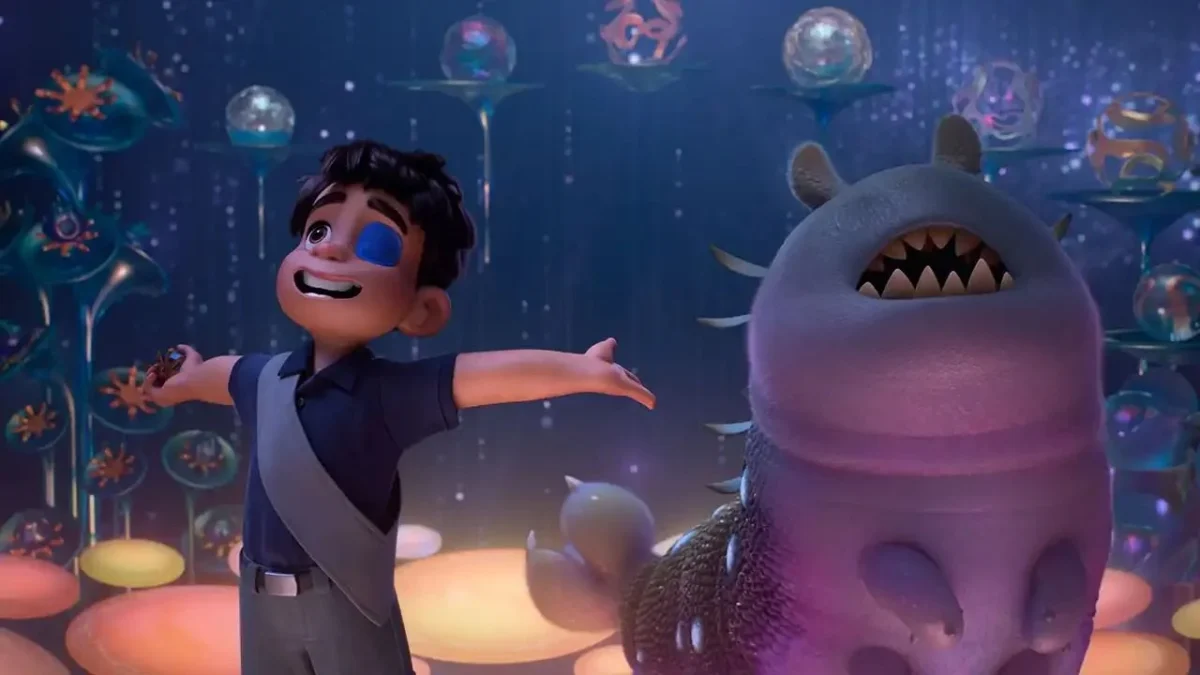 Para crear el deslumbrante Communiverso de Elio, Pixar se inspiró en corales bioluminiscentes, estructuras microscópicas y criaturas marinas.