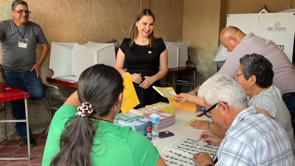 Votación de elección judicial en Sonora.