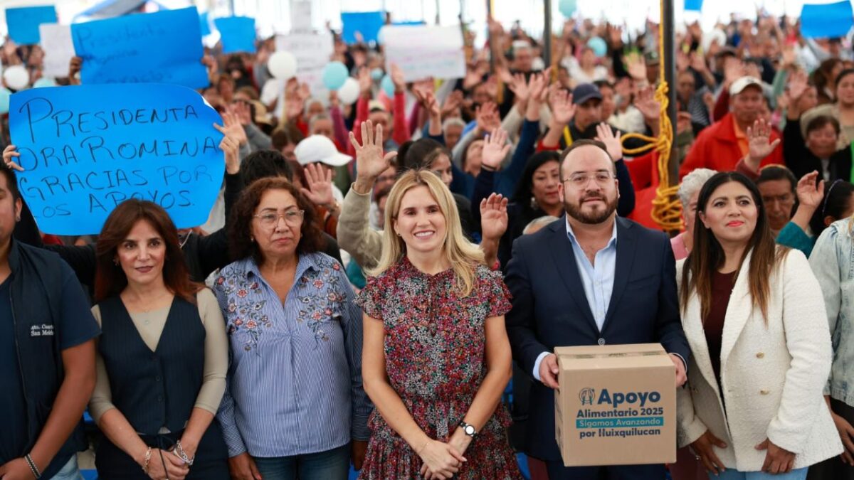 La alcaldesa Romina Contreras arrancó el programa Apoyo Alimentario.