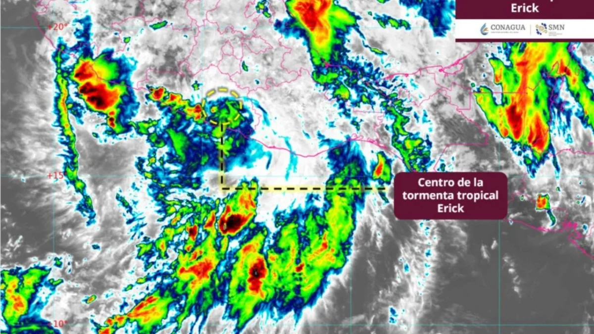 Erick se degrada a Tormenta Tropical en Guerrero