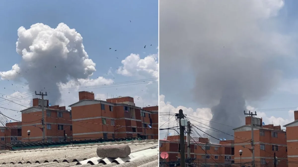 Un polvorín en un taller de pirotecnia explotó la tarde de este miércoles en Tultepec, Edomex, confirmó Protección Civil del Estado. 