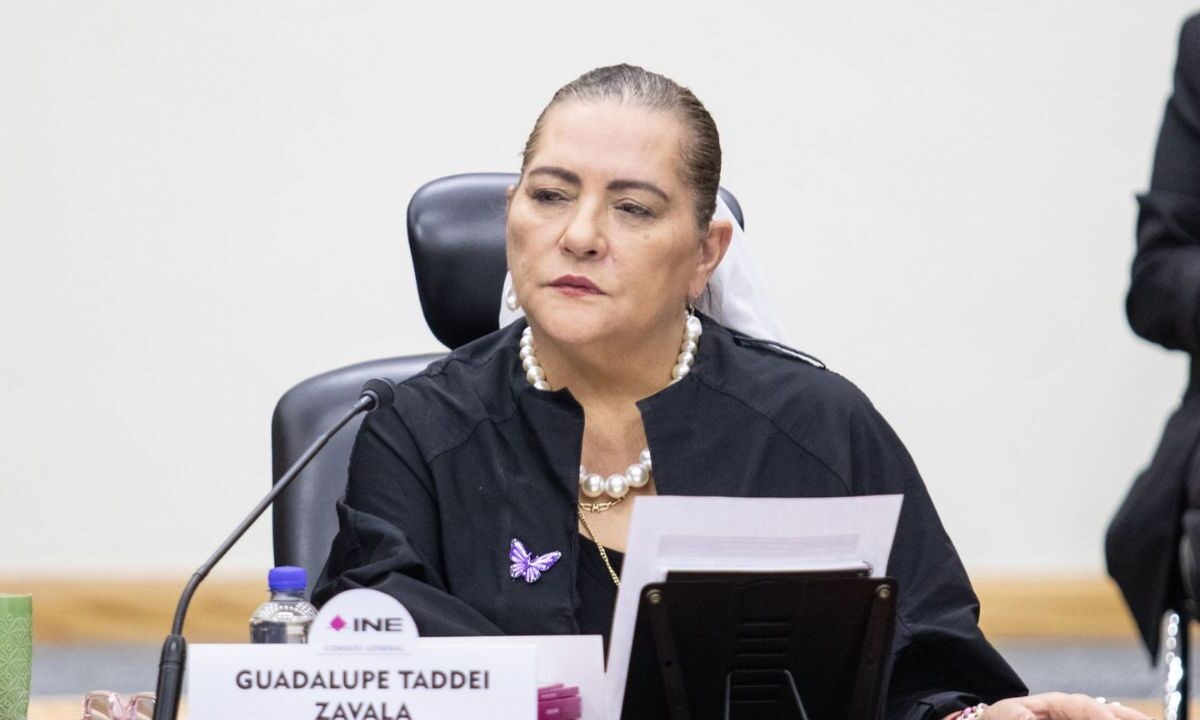 Fue una cortesía, señala Guadalupe Taddei sobre presencia de militares en el INE.