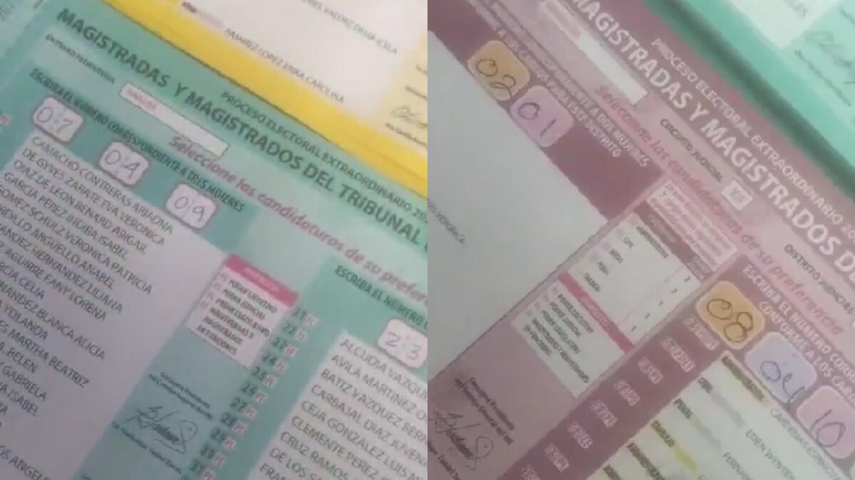 El INE presenta denuncia por boletas marcadas en Culiacán, Sinaloa.