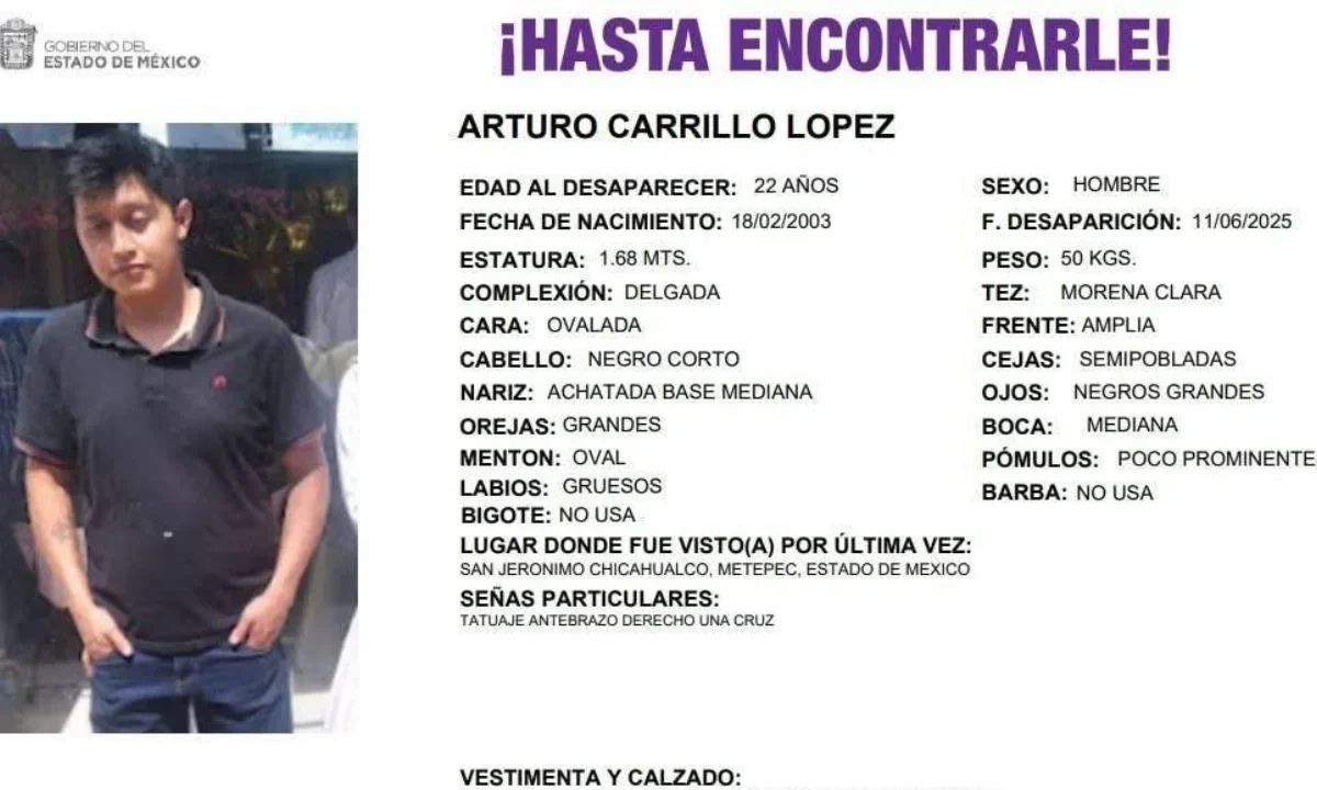 Joven desaparece en Jalisco, tras ir a un trabajo de trailero