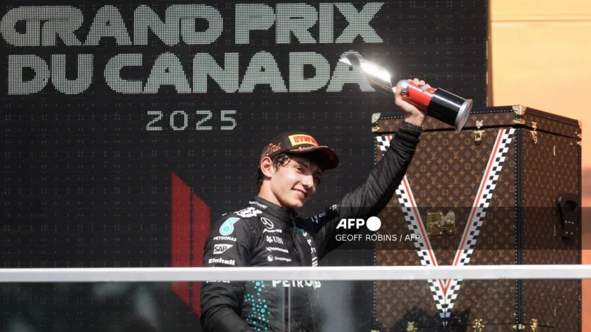 Kimi Antonelli ocupa por primera vez el podio durante el Gran Premio de Canadá