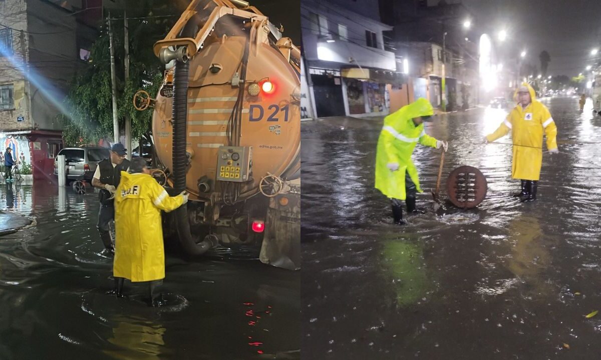 Autoridades de la CDMX señalaron que las lluvias de este lunes 2 de junio no se presentaban con tal intensidad desde el año 2017.