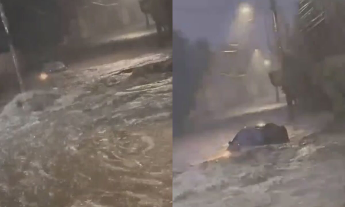 Fuertes lluvias afectaron esta tarde-noche de este domingo a municipios de Ecatepec, Naucalpan y Coyotepec.