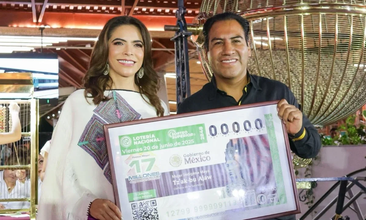 La Lotería Nacional conmemora a la mujer indígena maya con sorteo de 17 millones de pesos.