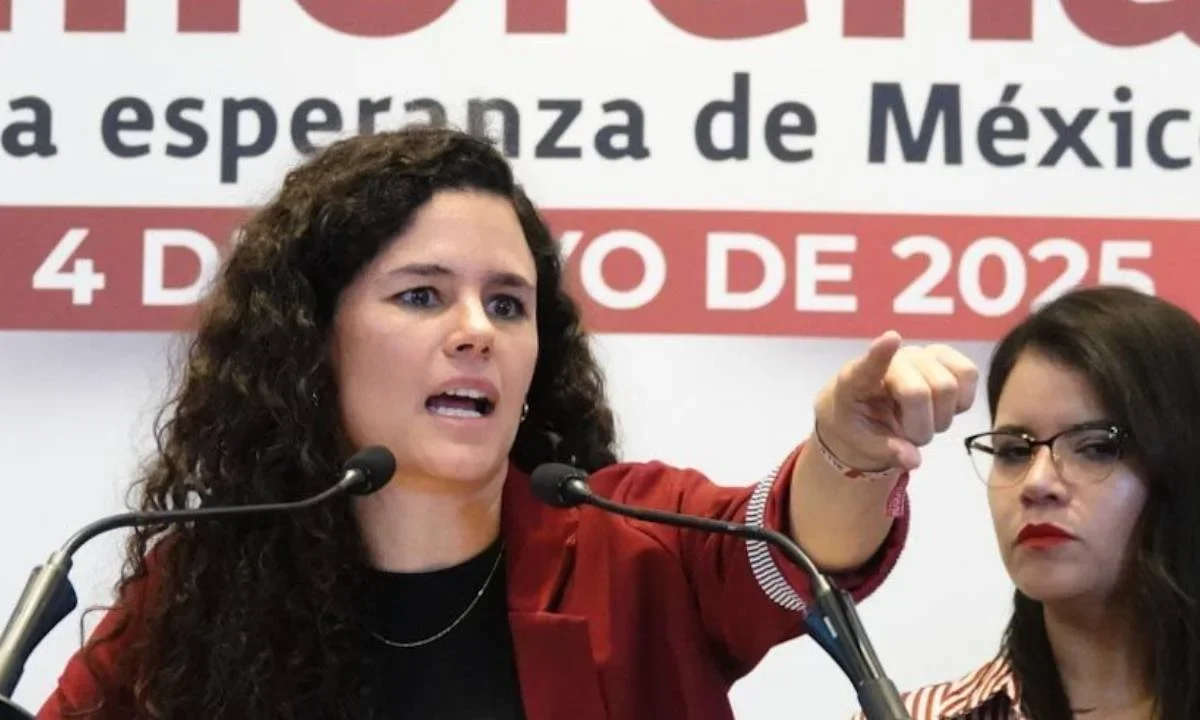 La presidenta de Morena, Luisa Alcalde, acusó que partidos políticos están detrás de las impugnaciones contra la elección judicial.