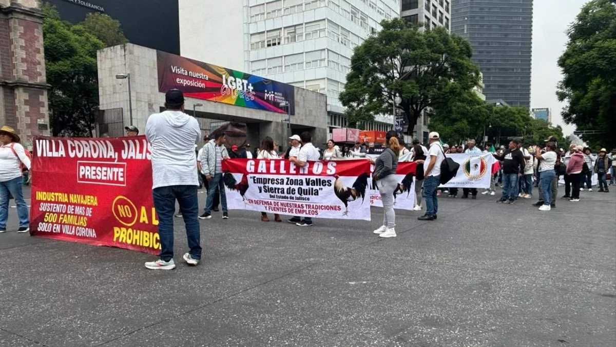 Marcha en favor de los espectáculos con animales, se lleva a cabo en la Ciudad de México