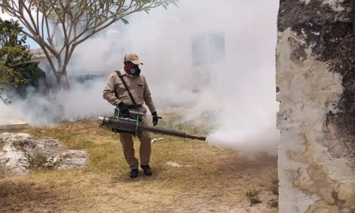 En la última semana, se nebulizaron 21 mil 114 hectáreas en 128 comunidades de Campeche.