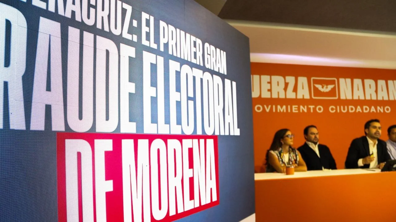 Jorge Álvarez Máynez acusó a Morena de cometer su primer “gran fraude electoral", al intentar quitarles los triunfos en Poza Rica y Papantla.