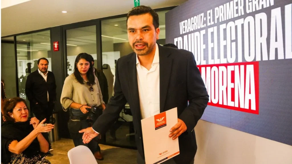 Máynez acusa primer fraude electoral de Morena en Veracruz. Noticias en tiempo real