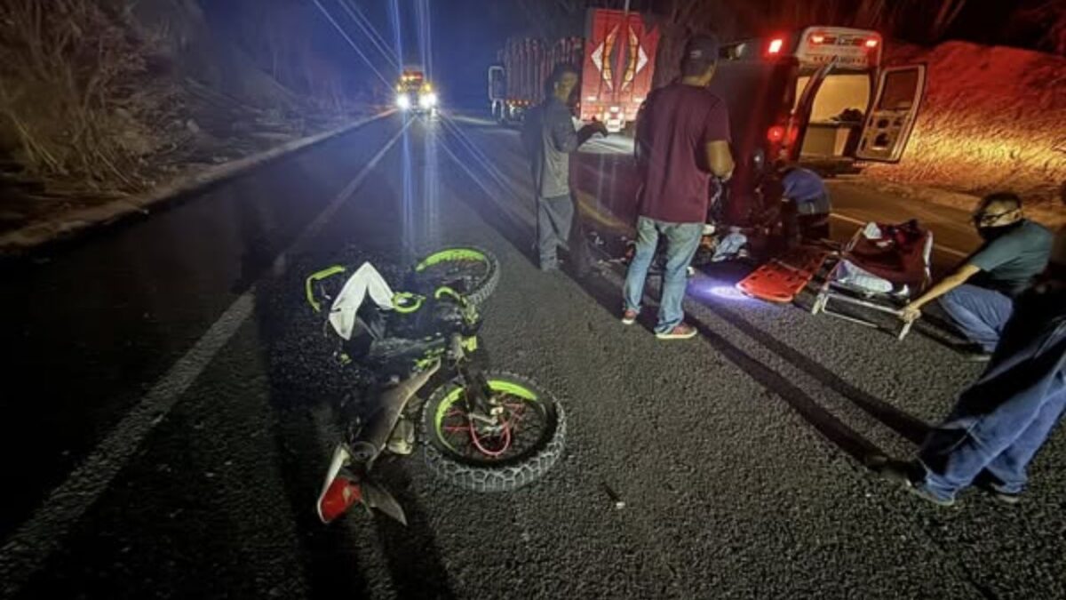 Un joven de entre 18 y 25 años murió luego de chocar con una vaca cuando circulaba sobre la Carretera Federal 200 en Cabo Corrientes, Jalisco.