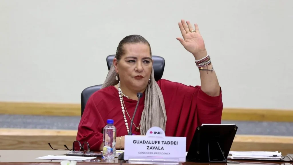 Guadalupe Taddei, presidenta del INE, se lanzó contra el grupo de consejeros que solicitaron no declarar la validez de la elección judicial.