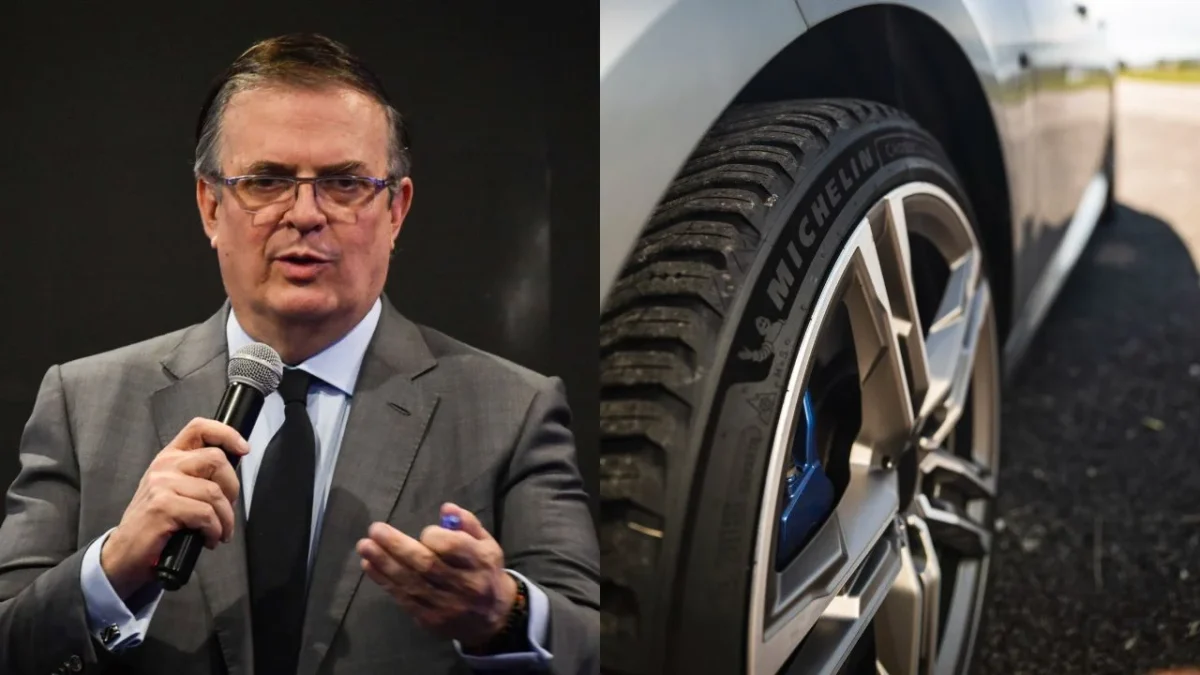 El secretario de Economía, Marcelo Ebrard, aclaró que la firma Michelin pasará su operación a su centro en Guanajuato.