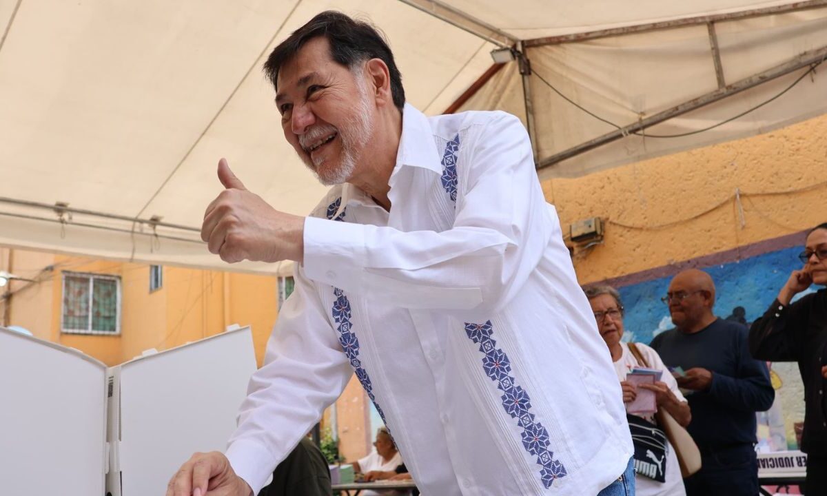 Noroña asegura que elección judicial dará justicia a los pobres