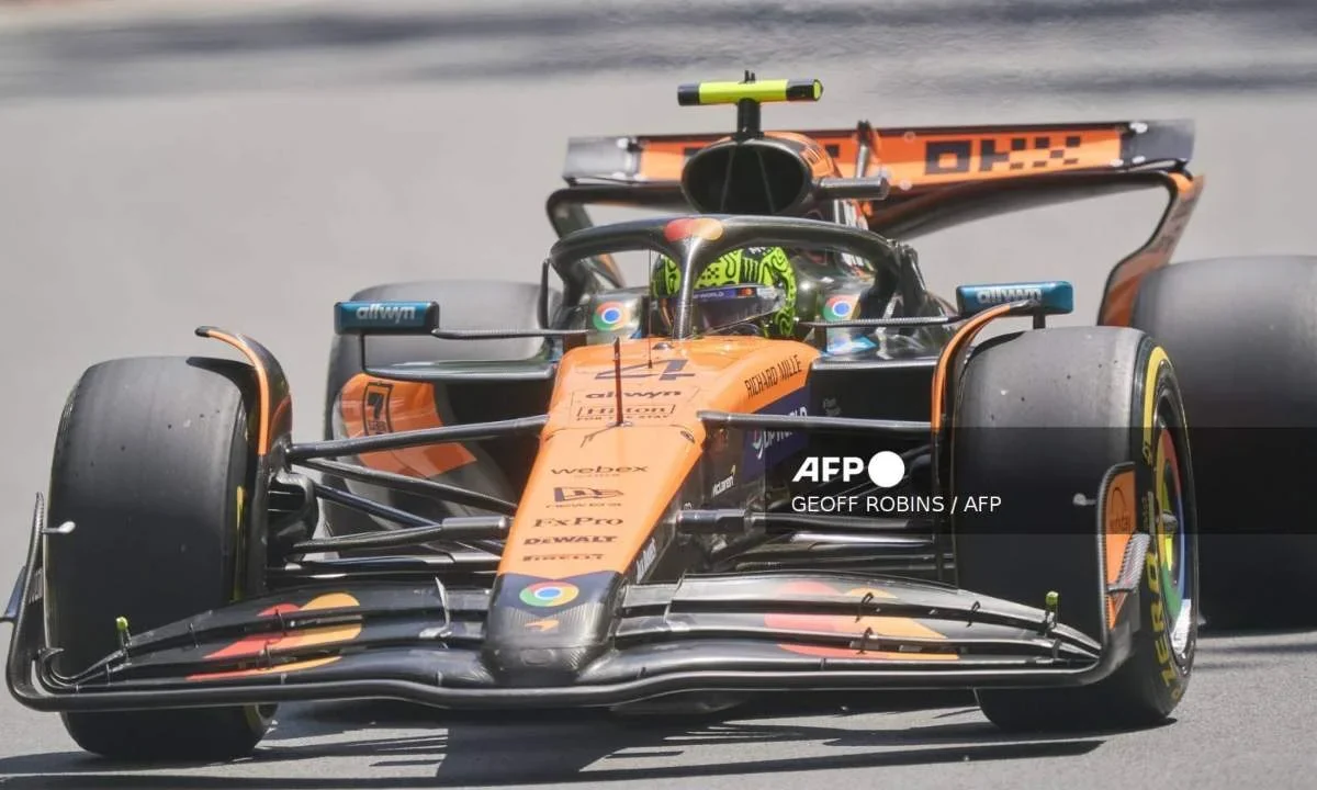 Lando Norris (McLaren) dominó este sábado la tercera y última sesión de entrenamientos libres del GP de Canadá.